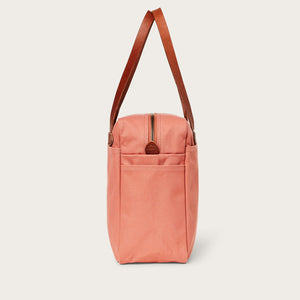 RUGGED TWILL TOTE BAG WITH ZIPPER